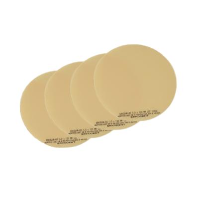 Erkodur А3 - термоформовочные пластины, цвет зуба, круглые, диаметр 120 мм, 10 шт. | Erkodent (Германия)