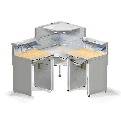 СЗТ 4.3 МАСТЕР КОНЕР - угловой стол для зубного техника на 2 рабочие зоны | Аверон (Россия)