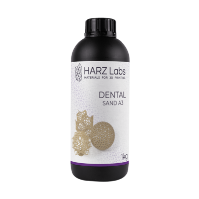 HARZ Labs Dental Sand A3 - фотополимерная смола для стоматологии, цвет А3 по шкале Вита, 1 кг | HARZ Labs (Россия) HARZ Labs Dental Sand A3 - фотополимерная смола для стоматологии, цвет А3 по шкале Вита, 1 кг | HARZ Labs (Россия)