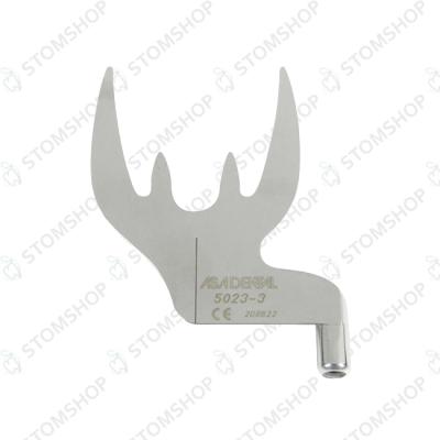 Прикусная вилка для лицевой дуги для полного протезирования 5023-3 | Asa Dental (Италия)