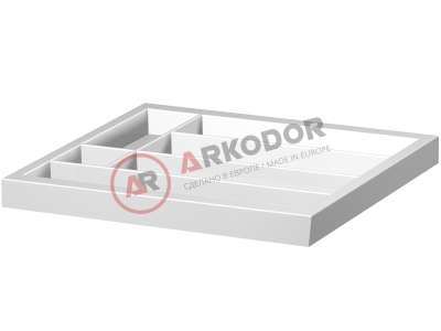 Лоток пластиковый белый для выдвижных ящиков AR-LOT1