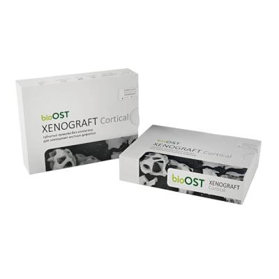 bioOST XENOGRAFT Cortical - кортикальные костные гранулы с коллагеном, размер 0.5-1.0 мм, объем 0.5 сс | Cardioplant (Россия)