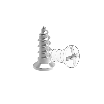 SW-14-05 - винт для фиксации пластин и костных блоков, крестообразный шлиц, длина 5 мм, 1 шт. | EndoCarbon (Россия)