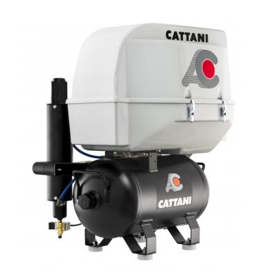 Cattani 45-165 - безмасляный стоматологический компрессор для CAD/CAM, трехцилиндровый, в пластиковом кожухе, c осушителем, с ресивером 45 л, 165 л/мин | Cattani (Италия) Cattani 45-165 - безмасляный стоматологический компрессор для CAD/CAM, трехцилиндровый, в пластиковом кожухе, c осушителем, с ресивером 45 л, 165 л/мин | Cattani (Италия)