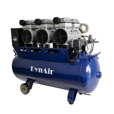 DA7003D - безмасляный компрессор для 3-х стоматологических установок, с осушителем, с ресивером 70 л, 234 л/мин | Jiangsu Dynamic Medical Technology (Китай)
