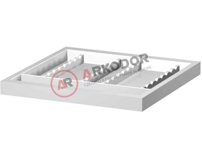 Лоток пластиковый белый для выдвижных ящиков AR-LOT5