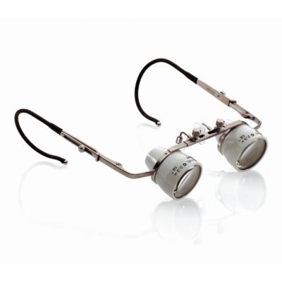 Heine C 2.3x - ультралегкие миниатюрные бинокулярные лупы на оправе или обруче, с принадлежностями и защитным кейсом | Heine (Германия)