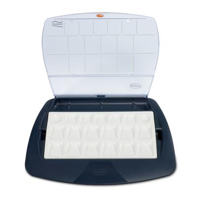 Палитра керамическая с ячейками и непрерывным увлажнением, размер XL, lay:art tropic pro xl | Renfert (Германия)