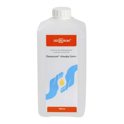Альфа-Септ - кожный антисептик, флакон, 1 л | Dezaurum (Россия)