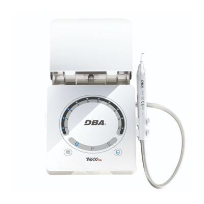 DBA U600 LED - автономный ультразвуковой скалер, 7 насадок в комплекте (G4, G12, P1, P3, P8, E60, E62), со светом | Woodpecker (Китай)