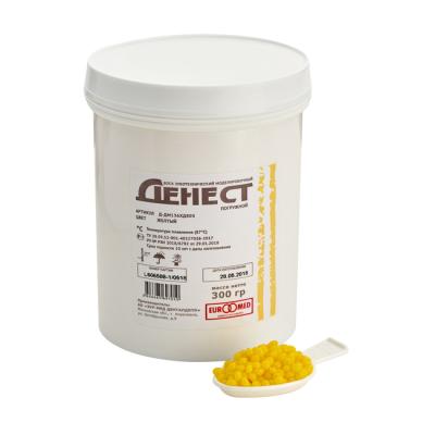 Воск зуботехнический ДЕНЕСТ погружной, желтый, 300 г | ЭУР-МЕД Денталдепо (Россия)