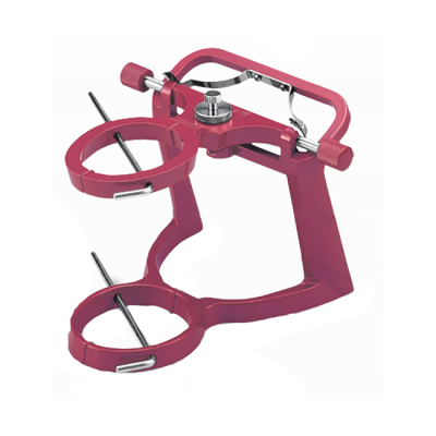 YDM Unity - артикулятор со спицевой фиксацией цоколя модели в основании, тип 2 (красный) | YDM (Япония)