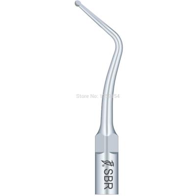 Насадка SBR для скалеров EMS и Woodpecker, алмазная шарообразная с кончиком повернутым вправо на 45 гр., для обработки кариозной полости зуба без риска повреждения соседних зубов (подходит к UDS/EMS) | Woodpecker (Китай)