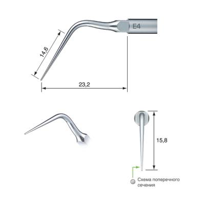 E4 - насадка к скейлерам Varios | NSK Nakanishi (Япония)