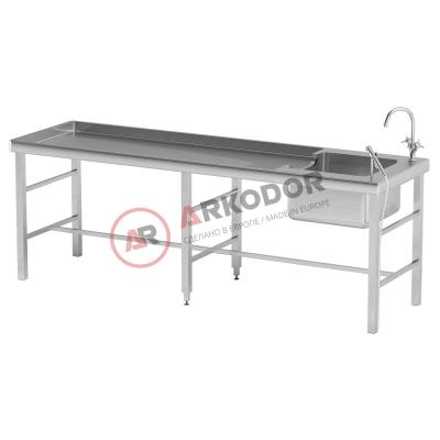 Стол для вскрытий AT-B82 (Нержавеющая сталь)