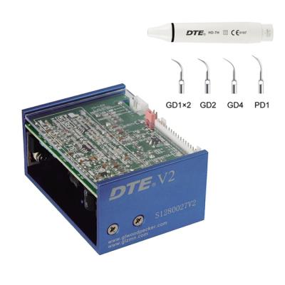 DTE-V2 - встраиваемый ультразвуковой скалер, съемный автоклавируемый наконечник, 5 насадок в комплекте | Woodpecker (Китай)