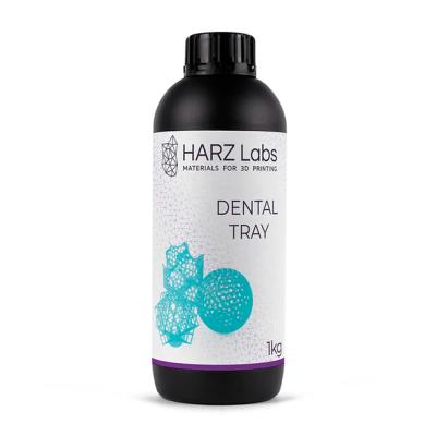 HARZ Labs Dental Tray - фотополимерная смола для быстрой печати индивидуальных ложек, цвет голубой, 1 кг | HARZ Labs (Россия) HARZ Labs Dental Tray - фотополимерная смола для быстрой печати индивидуальных ложек, цвет голубой, 1 кг | HARZ Labs (Россия)