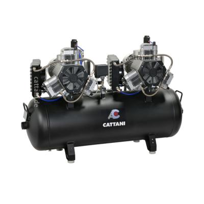 Cattani 150-476 - безмасляный компрессор для 7-ми стоматологических установок, c двумя осушителями, без кожуха, с ресивером 150 л, 476 л/мин, однофазный | Cattani (Италия) Cattani 150-476 - безмасляный компрессор для 7-ми стоматологических установок, c двумя осушителями, без кожуха, с ресивером 150 л, 476 л/мин, однофазный | Cattani (Италия)