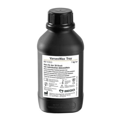 VarseoWax Tray - фотополимерная смола для печати индивидуальных оттискных ложек, синяя, 1 кг | Bego (Германия)