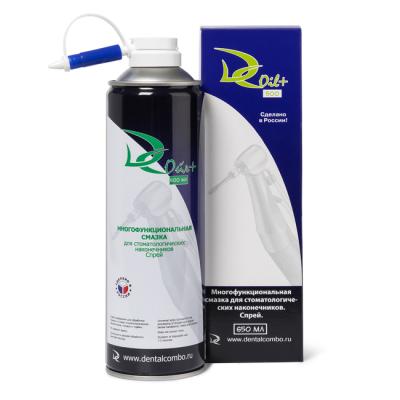 ДС ОЙЛ+ - масло-спрей для стоматологических наконечников, смесь синтетических масел | Dental Combo (Россия)